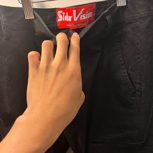 Stellar Visions Black Cargo Jeans
